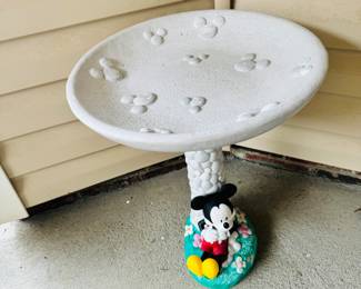 Mickey Mouse Bird Bath