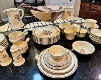 57 pc Pfaltzgraff Dinnerware