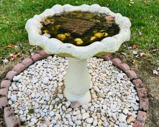 Ceramic Bird Bath