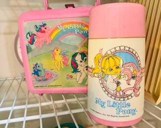 Vintage My Little Pony Lunch Box w Thermos