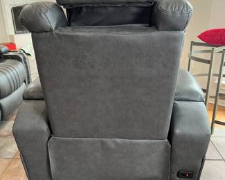 PRE-SALE AVAILABLE: $600 (Excellent Condition!) Power Recliner with Adjustable Headrest, Hidden Storage w/Cup Holders in each Arm 