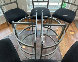 PRE-SALE AVAILABLE: $300 (Glass-top excluded)             7 Piece Dining Set 