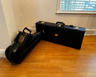 Saxophone  cases (empty , no saxophones)