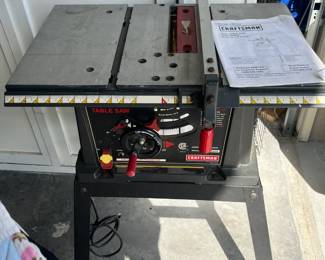 Craftsman table saw