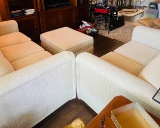 3-piece set: sofabed, love seat and ottoman (35 x 27 x 18)