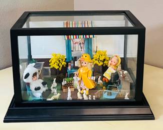 "Easter" handmade themed shadowbox