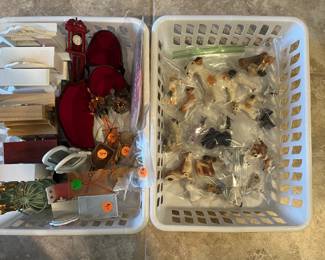 Miniature doll furniture and figurines