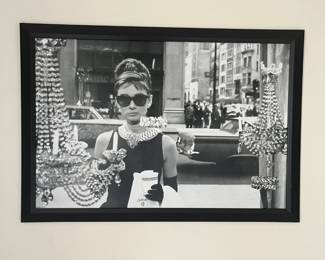 Audrey Hepburn/Breakfast at Tiffany's wall art