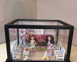 "Easter" miniature room! handmade themed shadowbox