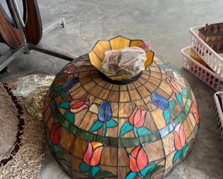 Tiffany style hanging chandelier lamp