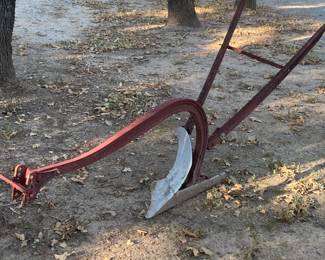 Antique plow