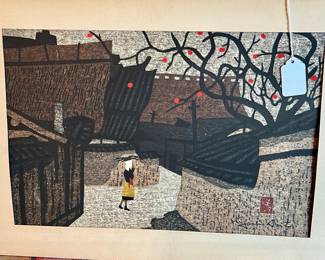 ANOTHER JAPANESE WOOD BLOCK PRINT WITH A MODERN TWIST.