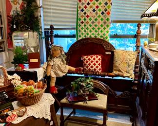 ANTIQUE ENGLISH FURNITURE AND QUILTS!