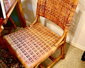 4 CHAIRS WITH TABLE.