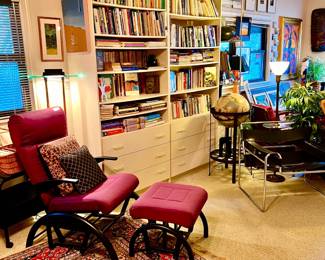 MORE BOOKS, MODERN FURNITURE.