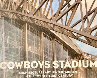 SEVERAL ARCHITECTURE BOOKS INCLUDING "COWBOYS STADIUM".