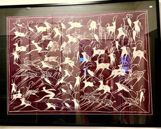 AFRICAN FRAMED BATIK