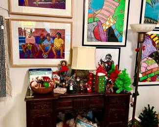 MORE ART AND SMALL COLLECTION OF CHRISTMAS.