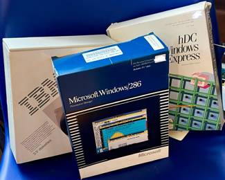 IBM, EARLY WINDOWS. STILL IN BOX. EBAYERS!