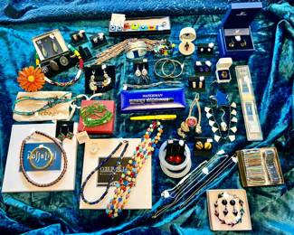 COSTUME AND FINE JEWELRY. NAME BRANDS, MANY PIECES FROM MUSEUMS, KIMBALL, MODERN.