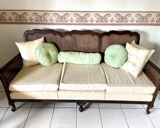 1920’s Cane Back Couch Pristine Condition $400