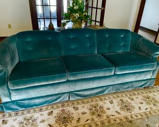 Pristine Condition Velvet Couch $500