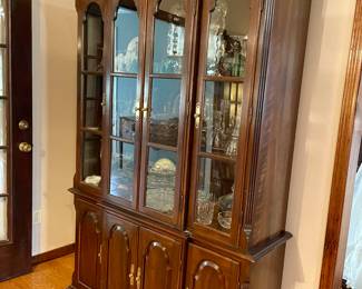 Breakfront China Cabinet $350