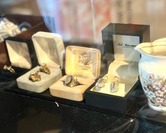 Sterling and quality jewelry as well as costume jewelry