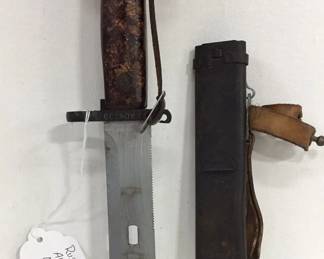 Russian AK Bayonet (Matching Serial #s on Knife Sheath)