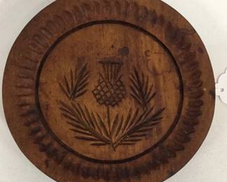 Antique SCOTTISH Thistle Shortbread Mold