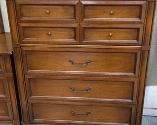 Mid-Century WHITE FINE FURNITURE Chest of Drawers