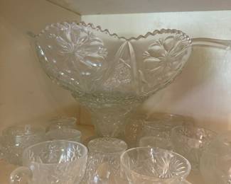 crystal punch bowl