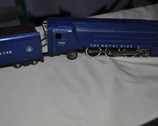 American Flyer engine and tender #350 The Royal Blue