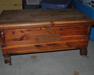 Small cedar chest