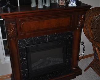 Free standing fireplace