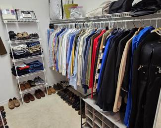 Lots of NAME BRAND Men's Clothing and Shoes