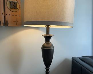 Metal toy car, Desk lamp
