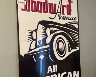 Woodward Avenue Retro Style Sign