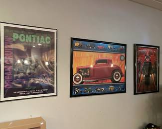 Framed posters