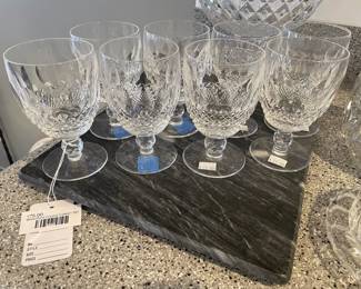 Waterford Crystal Colleen Set, Grapevine Marble Serving Tray