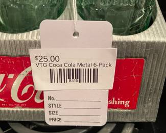 VTG Coca-Cola Metal 6-Pack