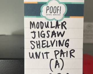 Modular jigsaw shelving units