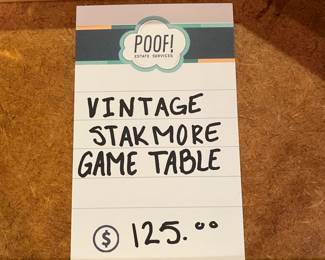 Stakmore Game Table