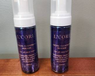 Lot of 2 L'Core Facial Cleansing Mousse 180 ml Each