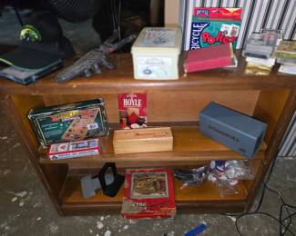 Vintage Book Shelf - Games - Cards