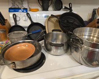 Cast Iron Skillets - Pots and Pans