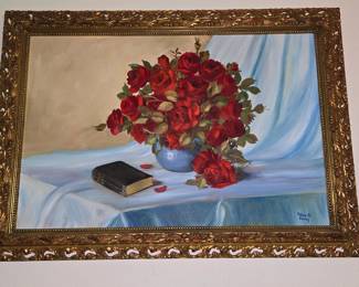 Rose Painting by Patsy Jo Envoy