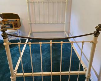 Antique Full Size Iron Bed