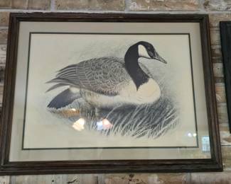 Signed Duck Picture 
