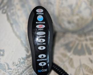 This is Remote to Recliners - Does Massages - Heat - Lumbar - Recline